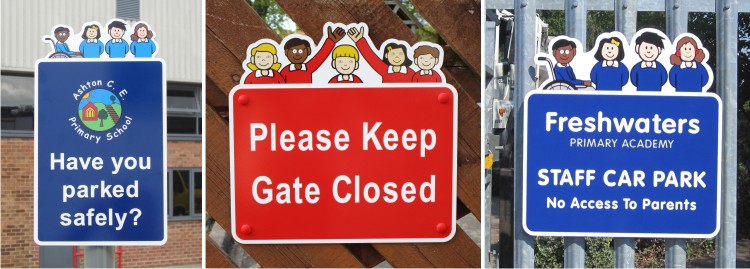 Character School Notice Signs Ideal for use in Primary Schools and Juniur Schools
